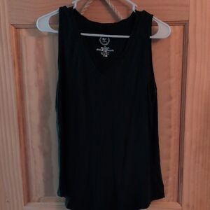 Women's Black Sleeveless Top
